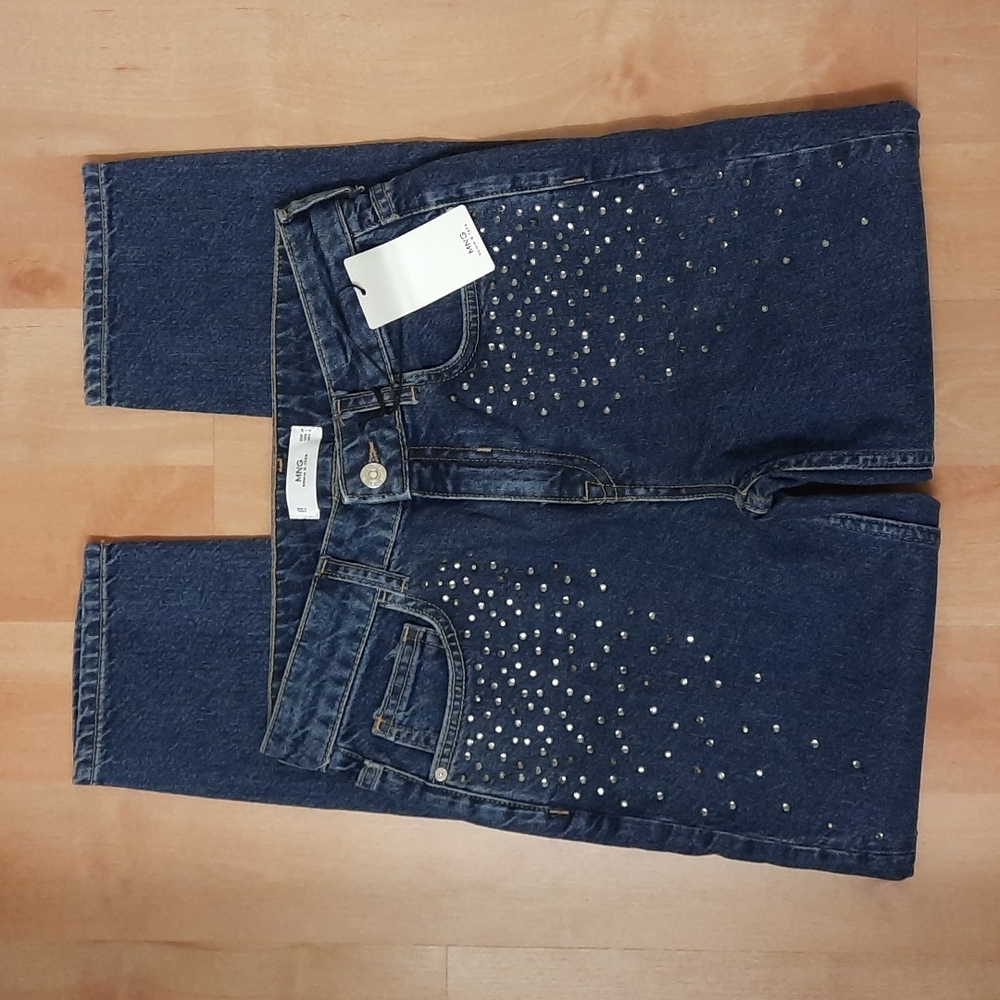 MNG by Mango Stunning Crystal Strass Jeans